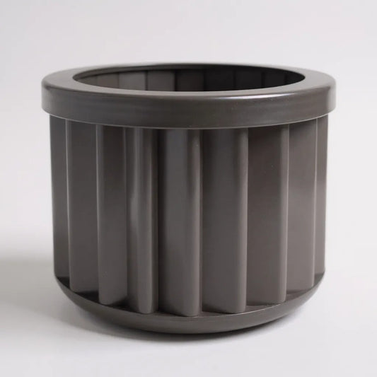 8-Inch Round Aluminum Planter