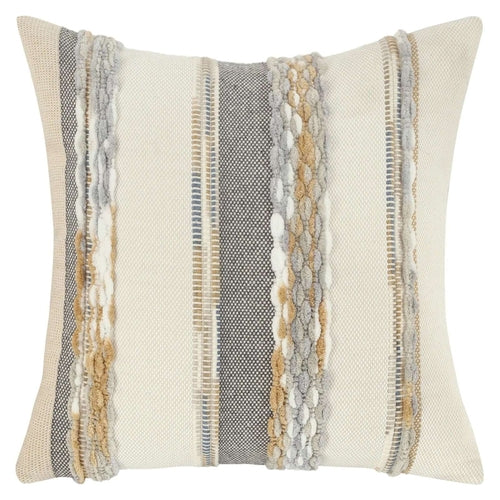 Boho Striped Chenille 18" Pillow Bundle
