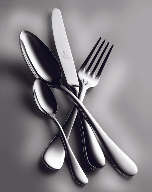20-Piece Vintage Italian 18/10 Stainless Steel Flatware Set – 4.0 mm Heavyweight, Double Serrated Knives
