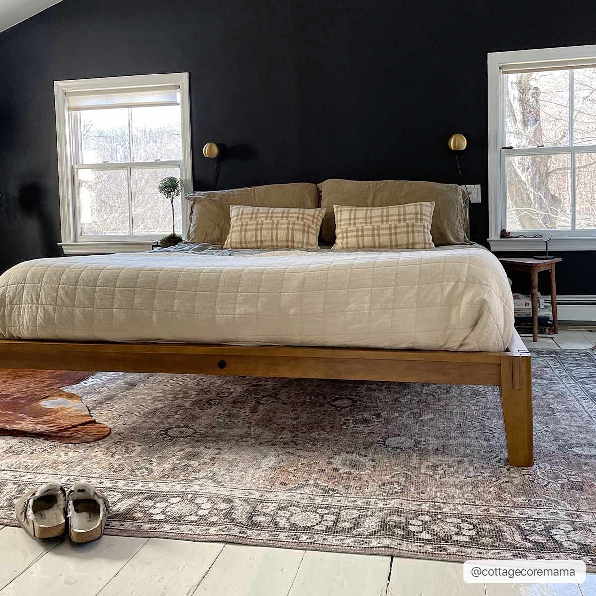 The Ganyangan Collection: Low-Pile Rug with Vintage Style