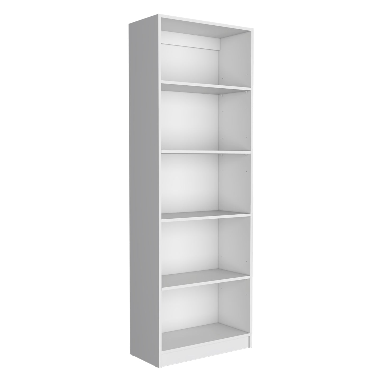 Salina 3-Piece White Bookcase Living Room Set