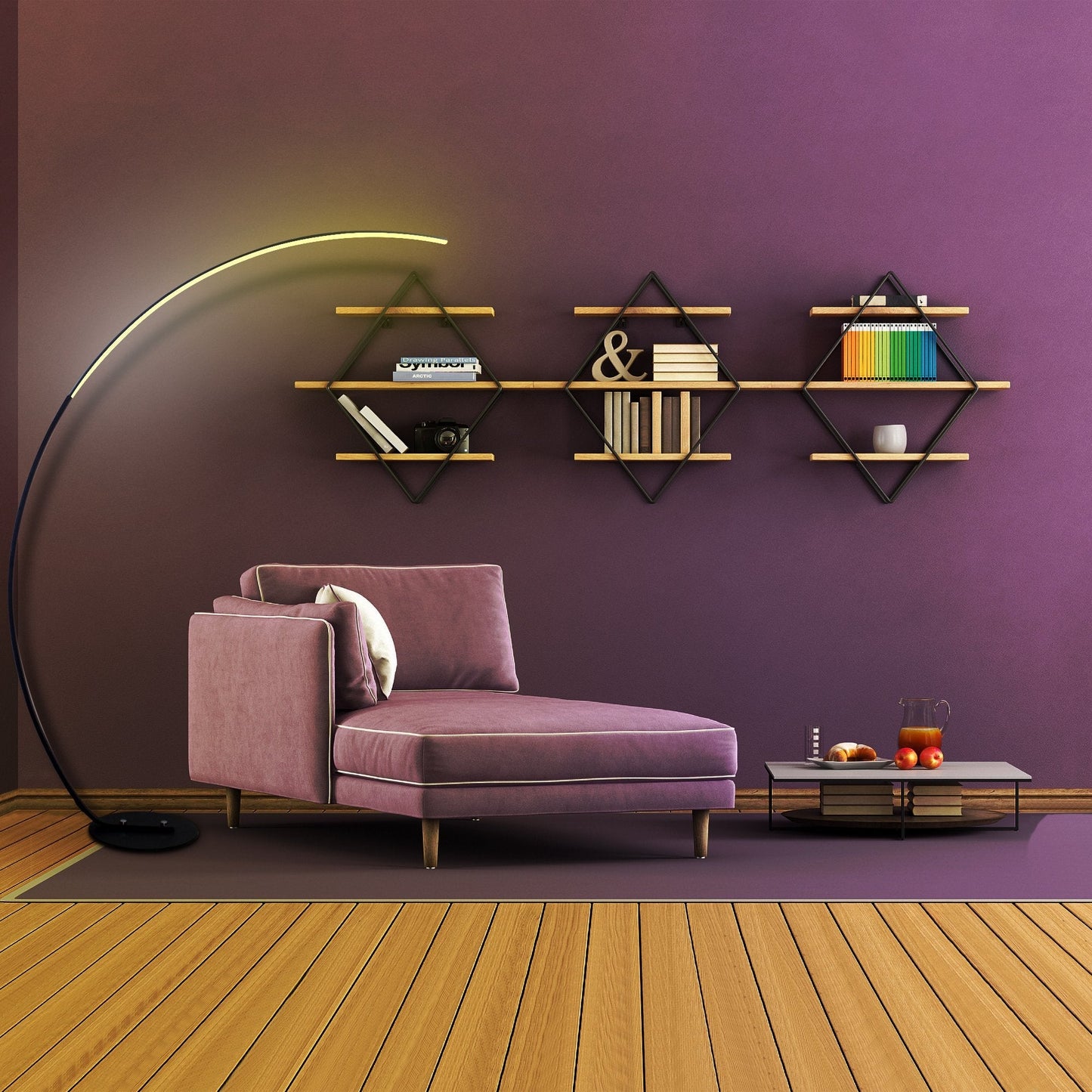 Slimline RGB Standing Lamp – Mood Lighting Masterpiece