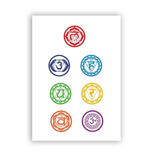 Modern Yoga Meditation Symbol Canvas Art