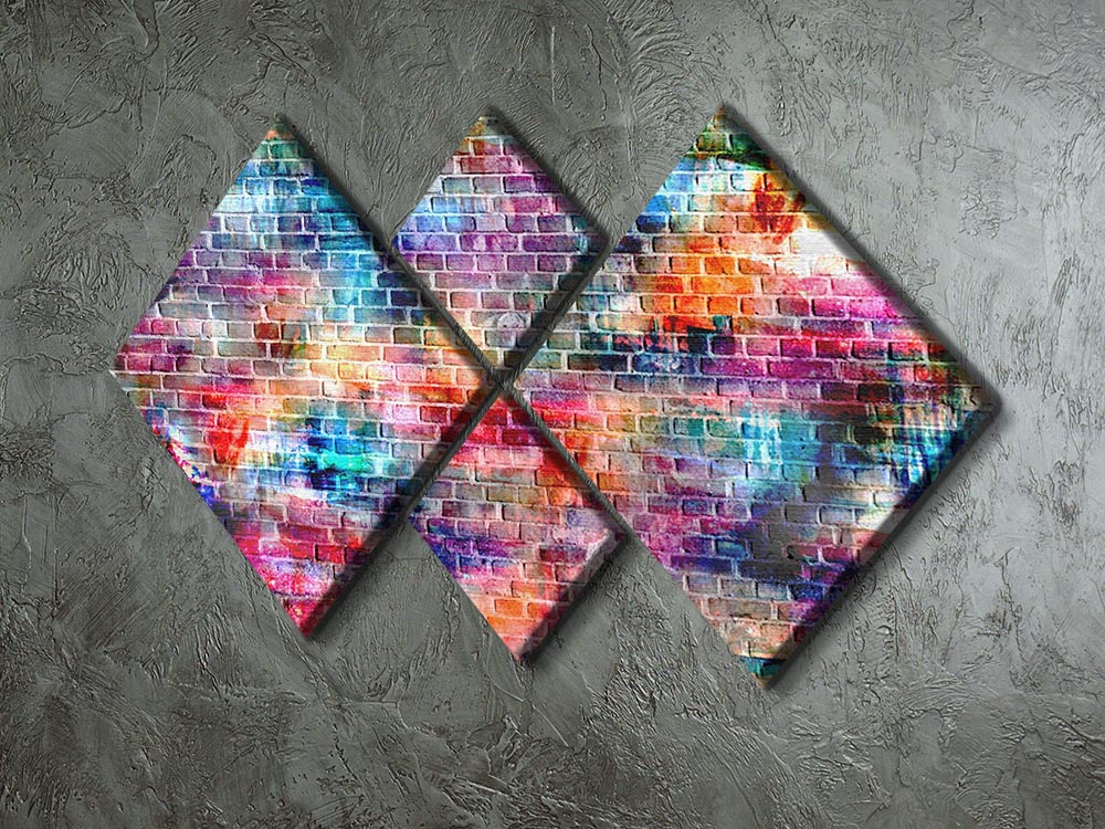 Modern 4-Square Canvas | 4-Panel Statement Wall Art