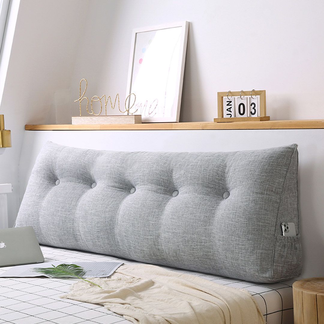 Ergonomic Wedge Backrest & Lumbar Support Pillow