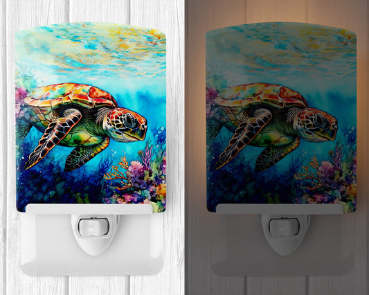 Loggerhead Sea Turtle Ceramic Night Light