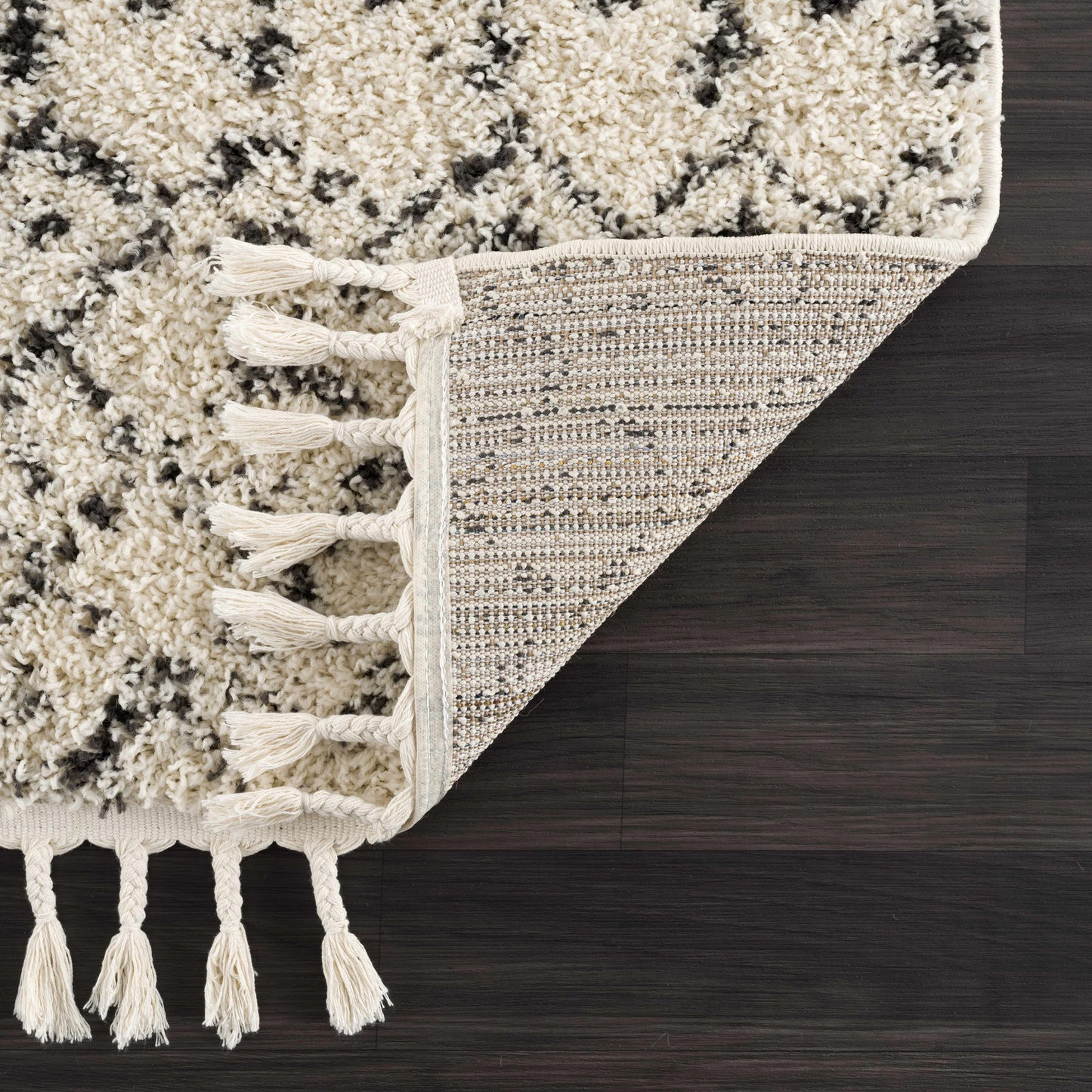 Hauteloom Kibureau Moroccan-Inspired Shag Area Rug