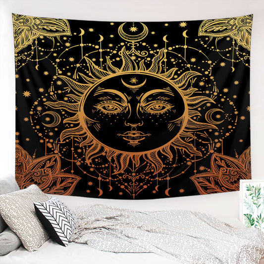 Vintage Sunburst Tapestry
