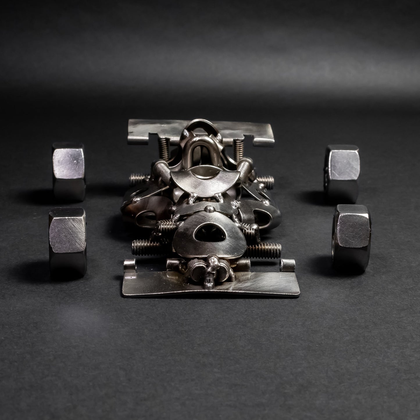 Welded Steel Scrap Metal Formula 1 Racecar Car
