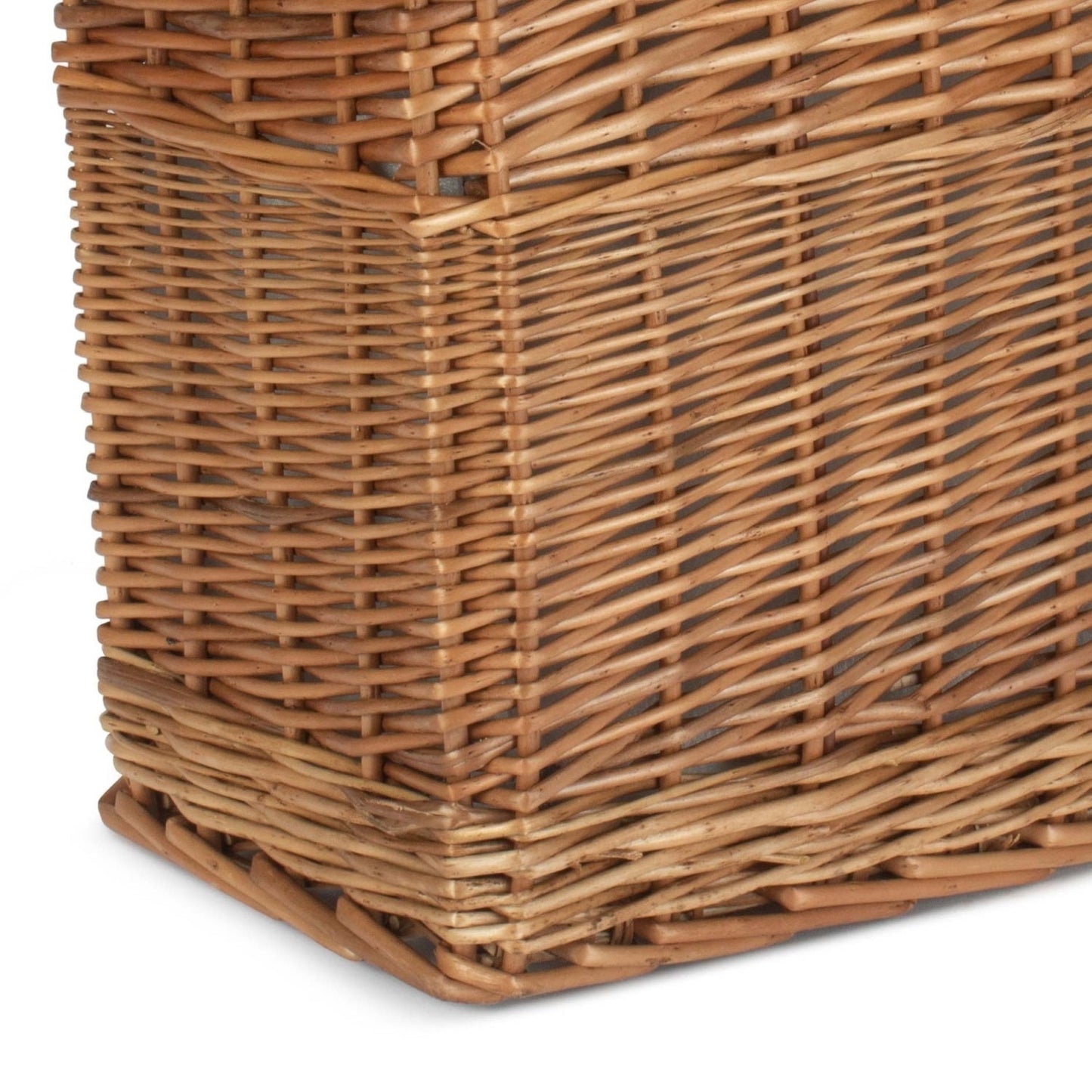 Stylish Green Tweed Picnic Basket with Insulated Cooler Lining
