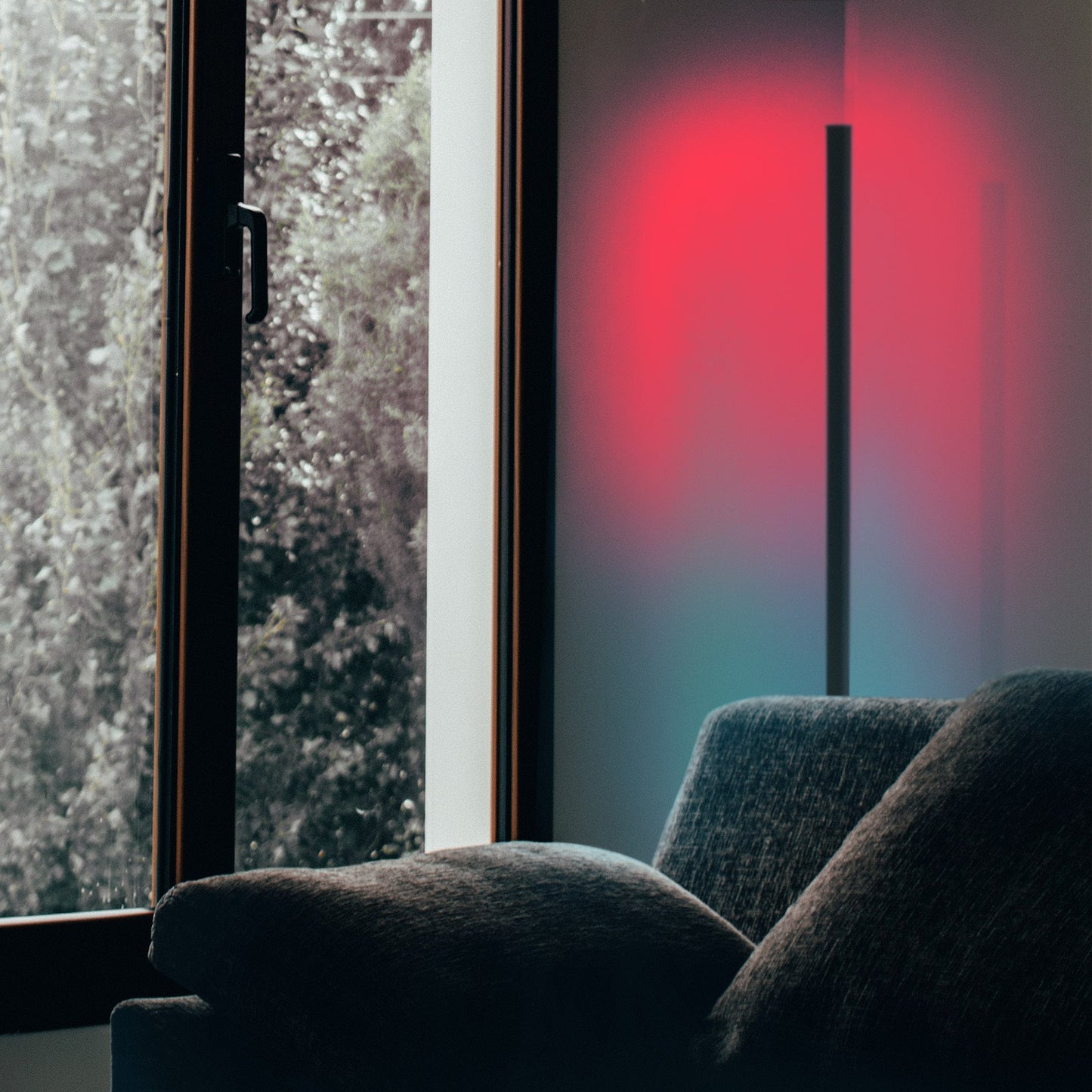 RGB Color-Changing Corner Lamp | Dimmable LED Floor Light