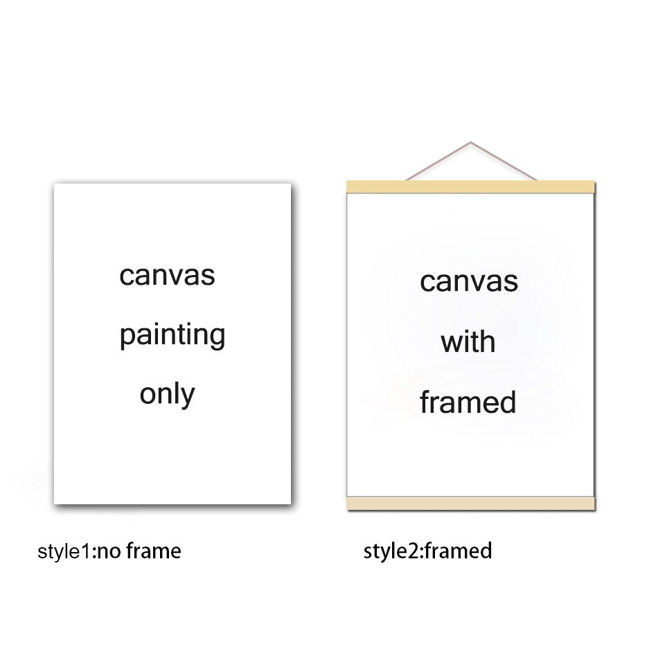 Nordic Canvas Painting Home