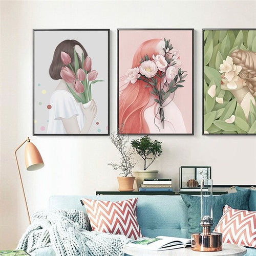 Nordic Canvas Painting Home