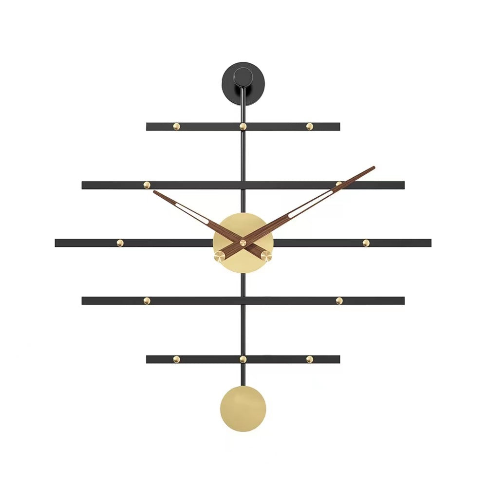 Art Deco | Modern Metal Bar Clock