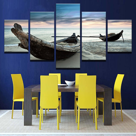 HD Abstract Seascape Canvas Painting