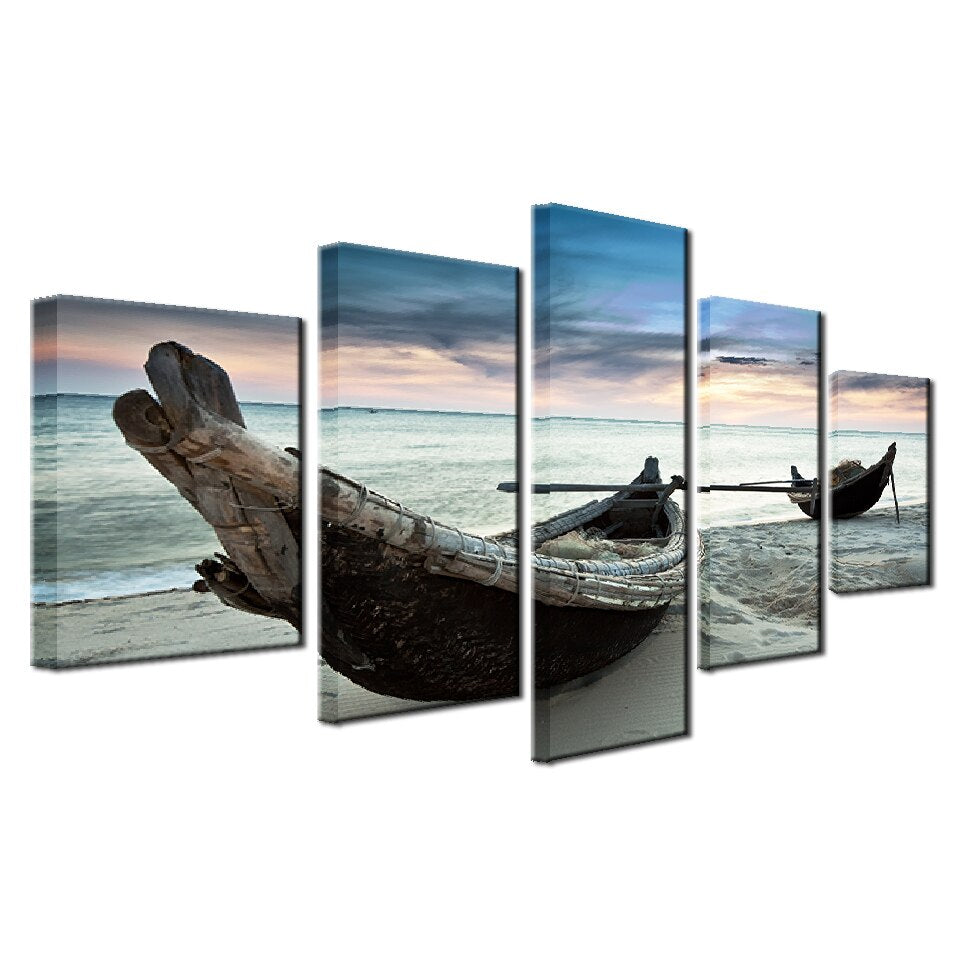HD Abstract Seascape Canvas Painting