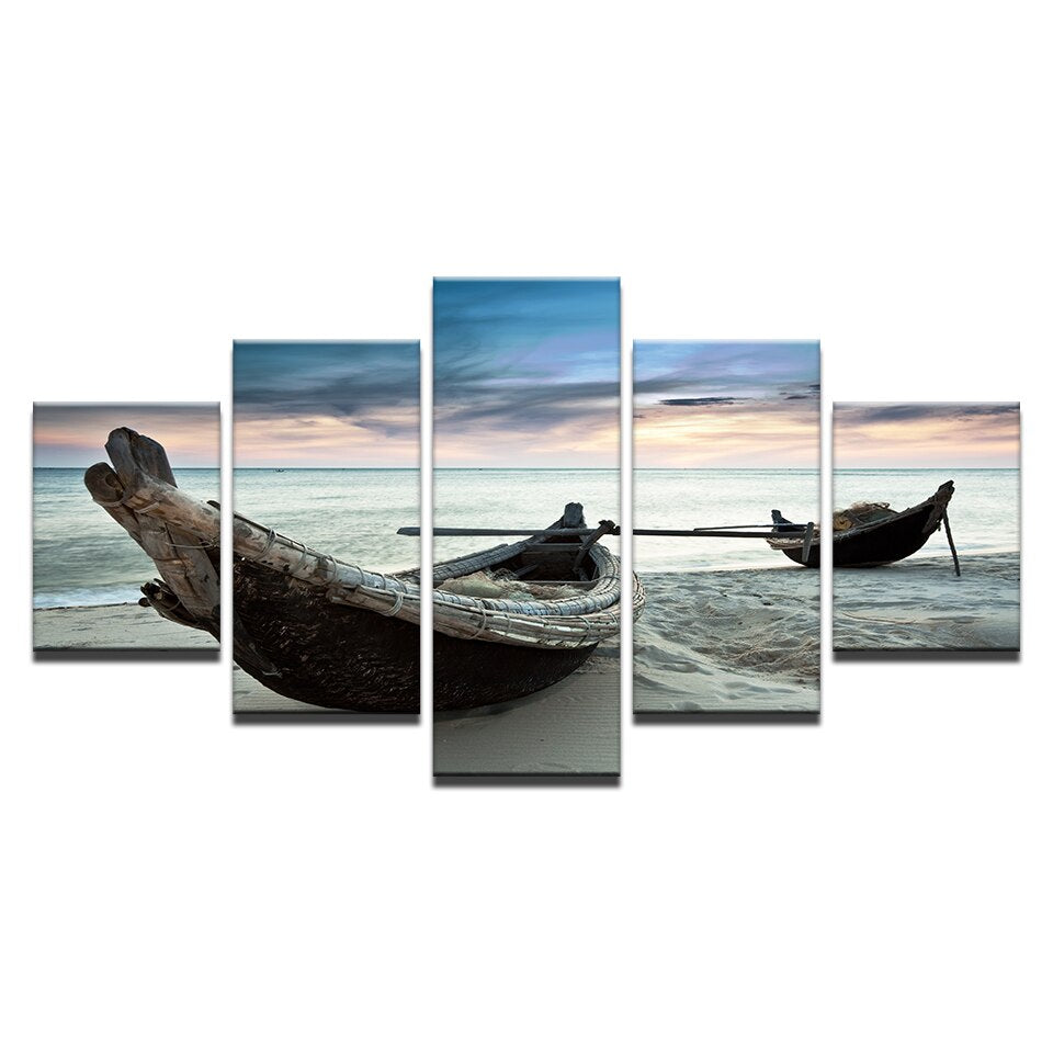 HD Abstract Seascape Canvas Painting