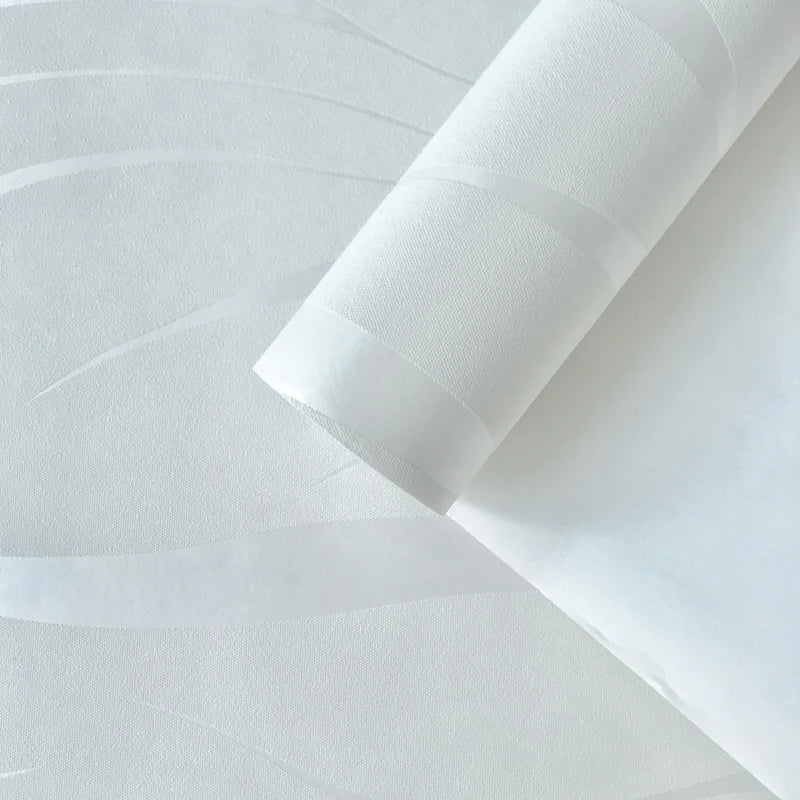 Wavy 3D Embossed Wallpaper – Textured Metallic Wall Covering