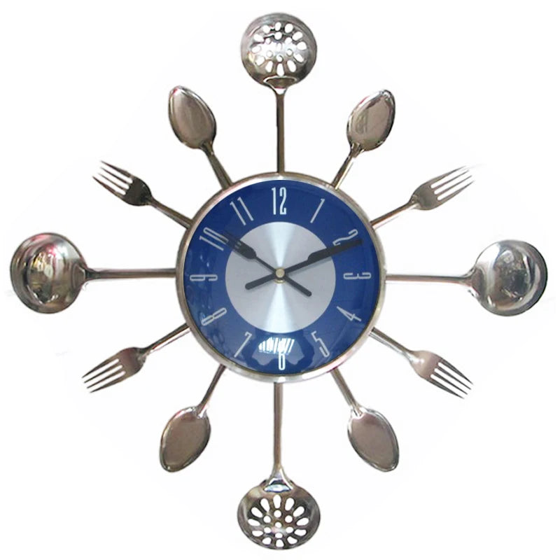 Cutlery Kitchen Wall Clock