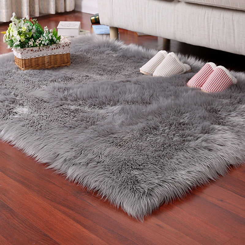 Faux Fur Sheepskin Rug for Home