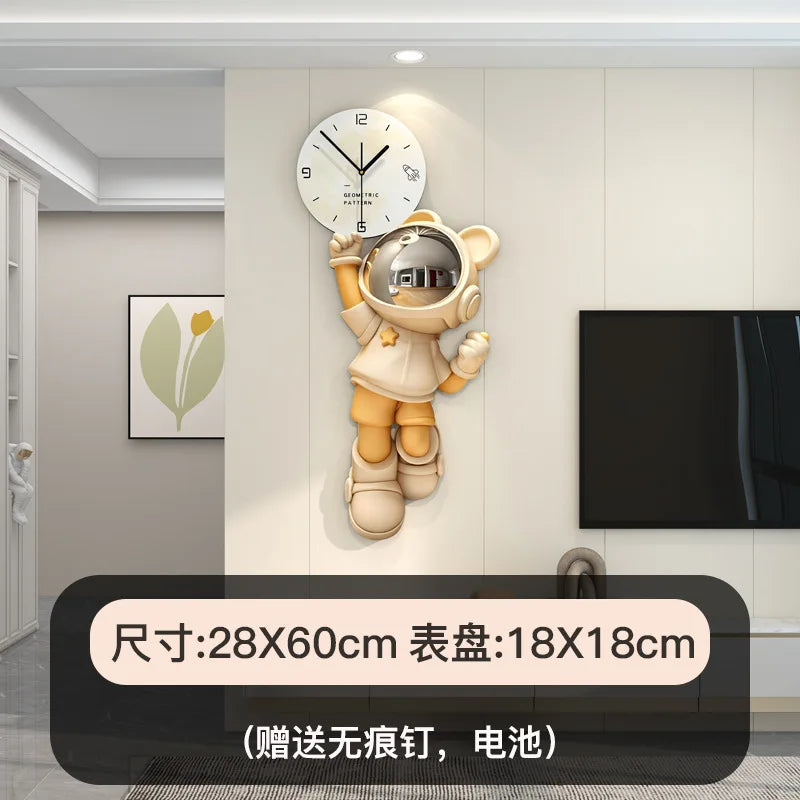 Cute Puppy Wall Clock – Nordic Decor for Modern Homes