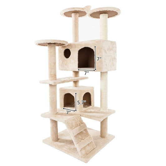 Cat Climb Tree with Multiple Scratching Posts