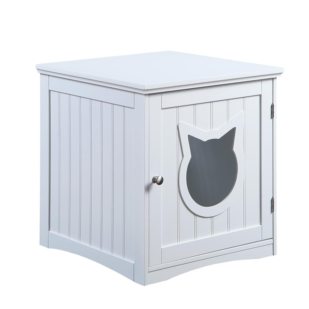 Multi-Use Cat Furniture Nightstand & Litter Enclosure