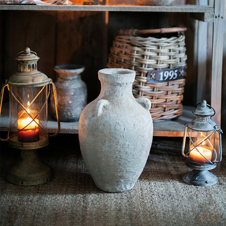 Zen-inspired ceramic vase with unique handmade details