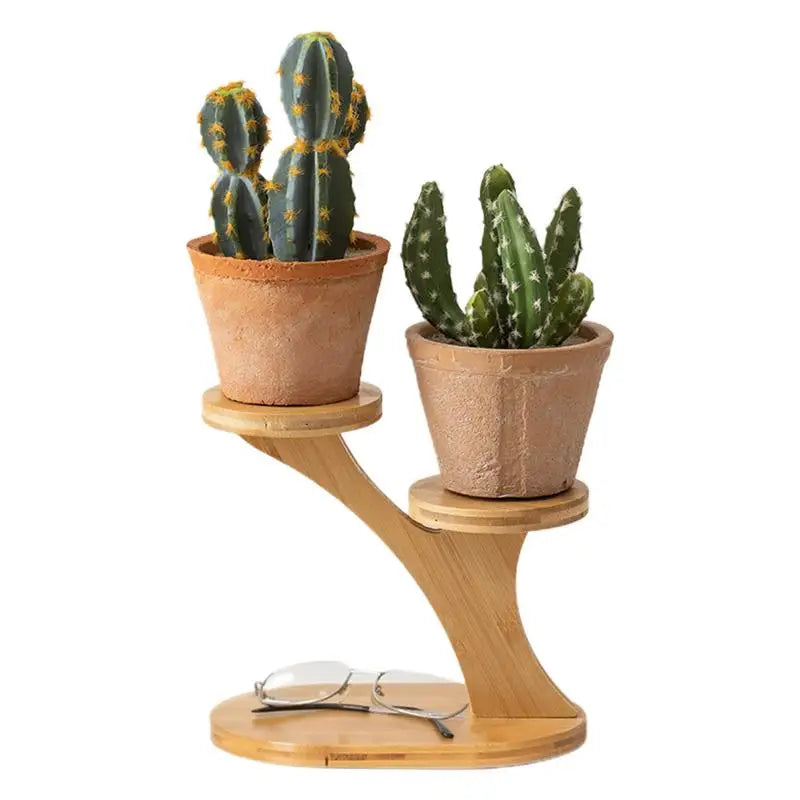 Multi-Layer Wooden Plant Stand – Indoor/Outdoor Corner Display Shelf & Tabletop Planter Rack