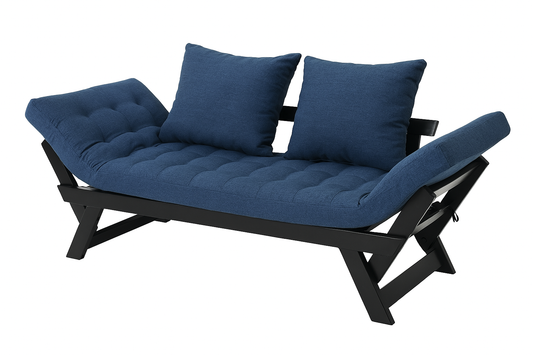 Compact 3-in-1 Sofa Bed with Adjustable Armrests