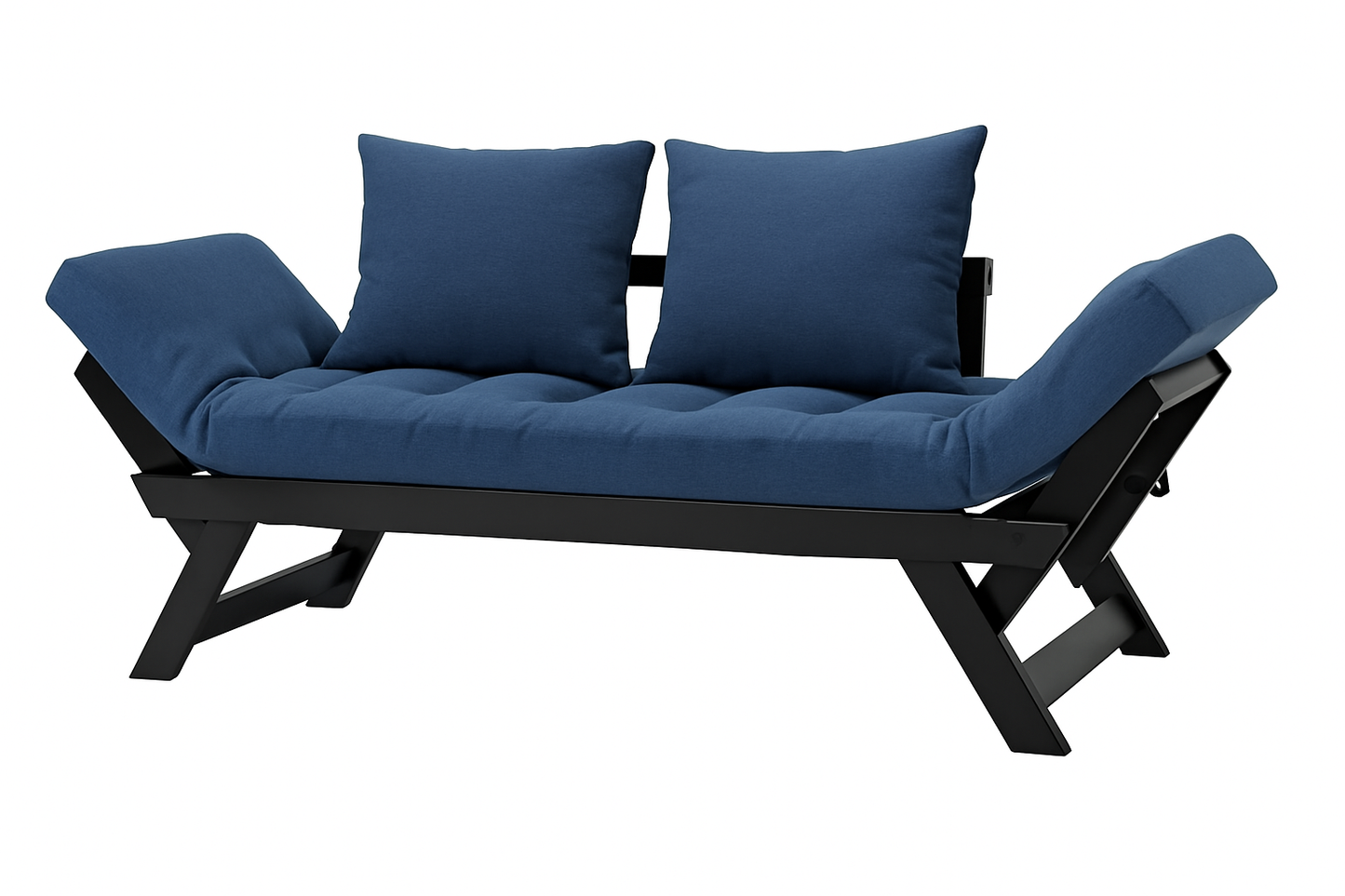 Compact 3-in-1 Sofa Bed with Adjustable Armrests