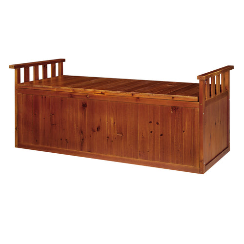 Gardeon Outdoor Storage Bench - Rustic Charm Meets Smart Storage