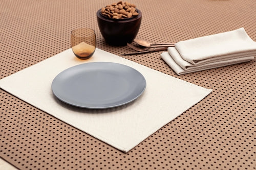 Upcycled Cotton Placemats for a Natural Table Setting