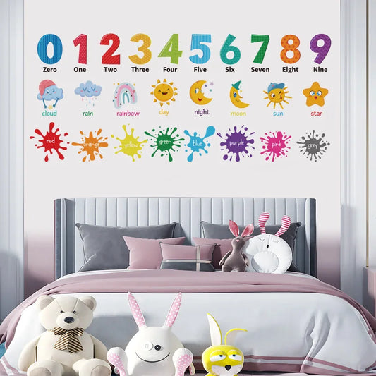 Colorful Self-Adhesive Wall Decal