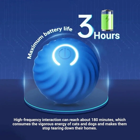 Smart Automatic Dog Toy Ball with 3-Hour Battery Life