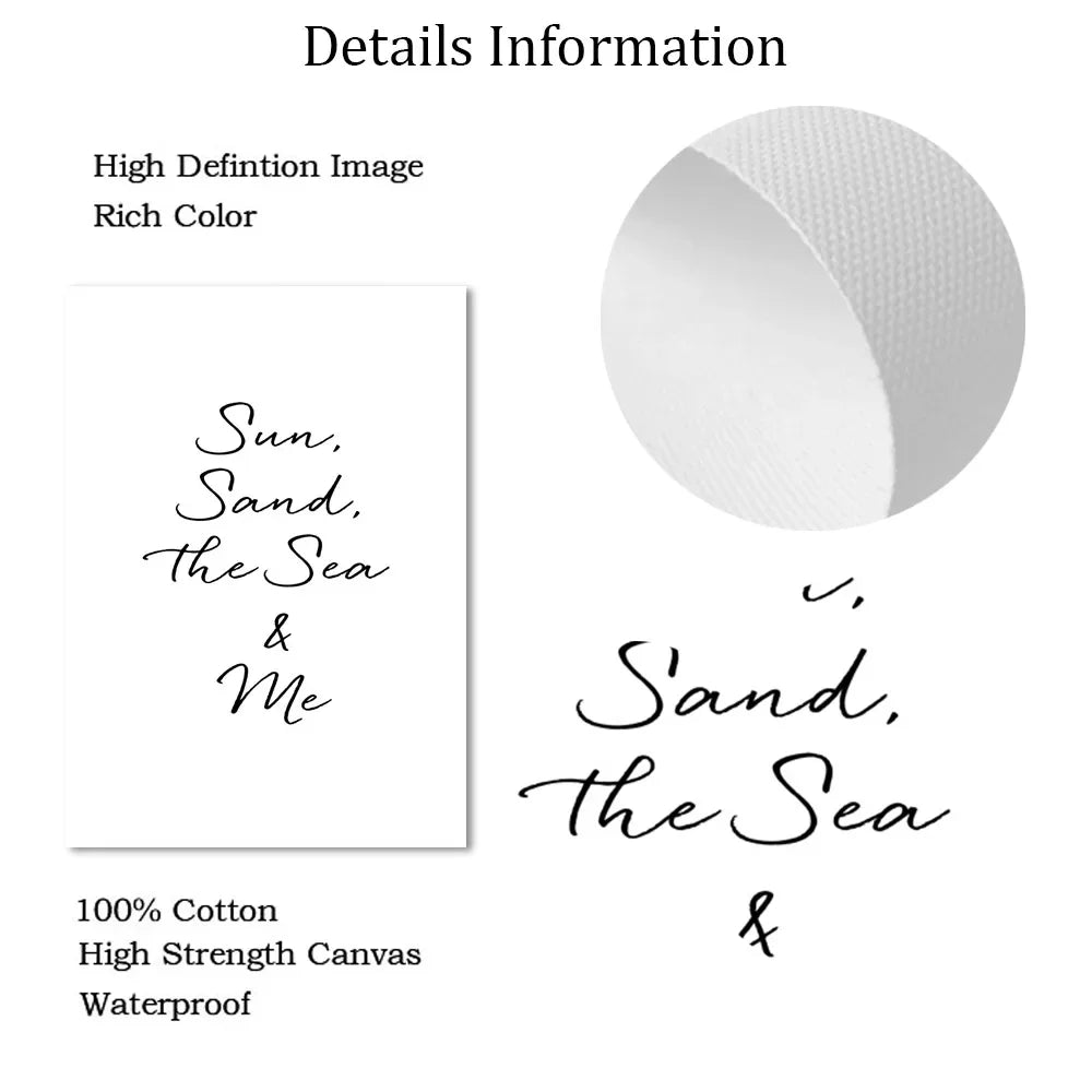 Modern Unframed Three-Panel Canvas Print