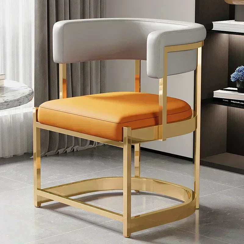 Contemporary Synthetic Leather Dining Chair – Perfect for Dining Rooms & Cafés