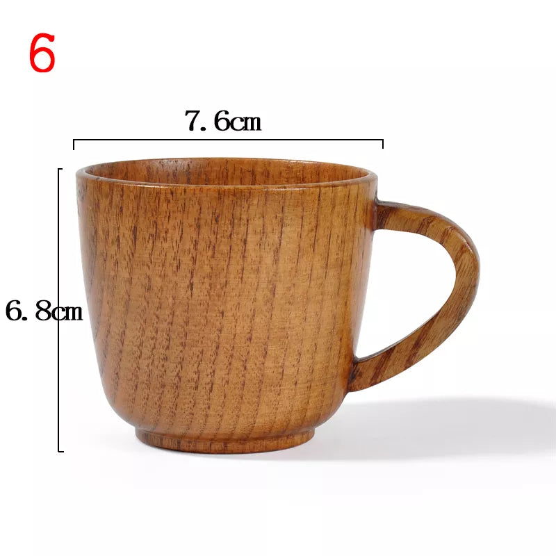The Forest Sip: Handcrafted Natural Spruce Wood "Big Belly" Cup