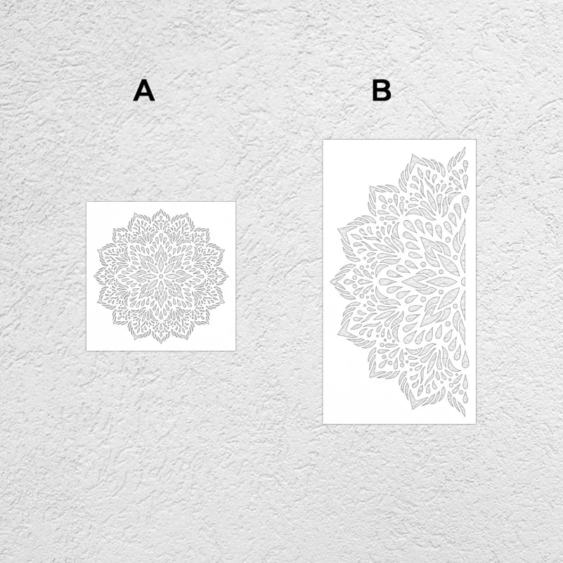 40cm - Stencil Wall for Painting Decor Plaster Decorative Template Furniture