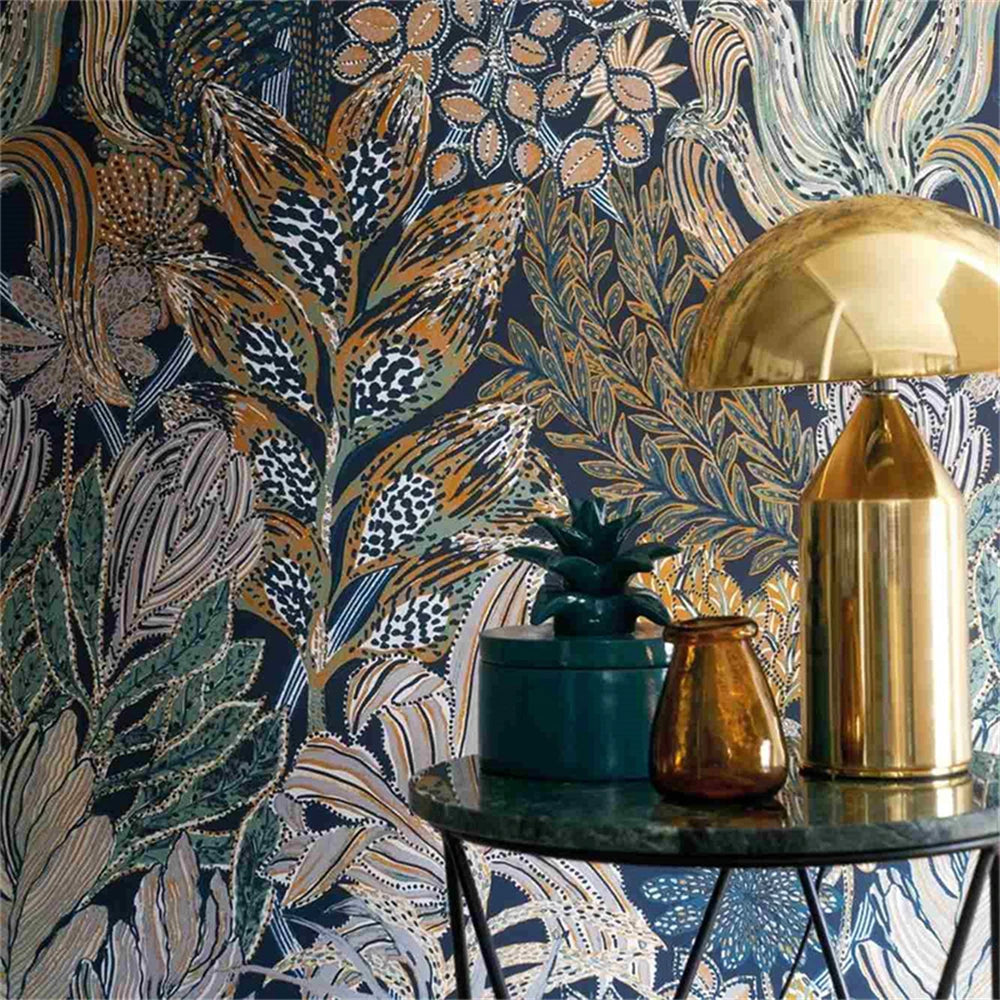 Contemporary 3D Silk Luxury Modern Wallpaper