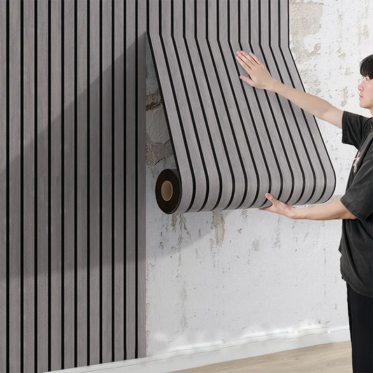 Modern 3D Grille Wall Panels | Self-Adhesive