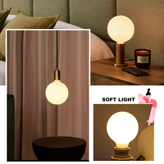 Modern Frosted LED Globe Bulbs – Energy-Efficient Soft Glow