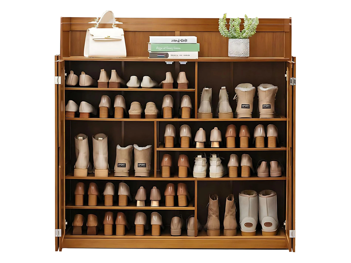 8-Tier Large Capacity Shoe Storage Cabinet