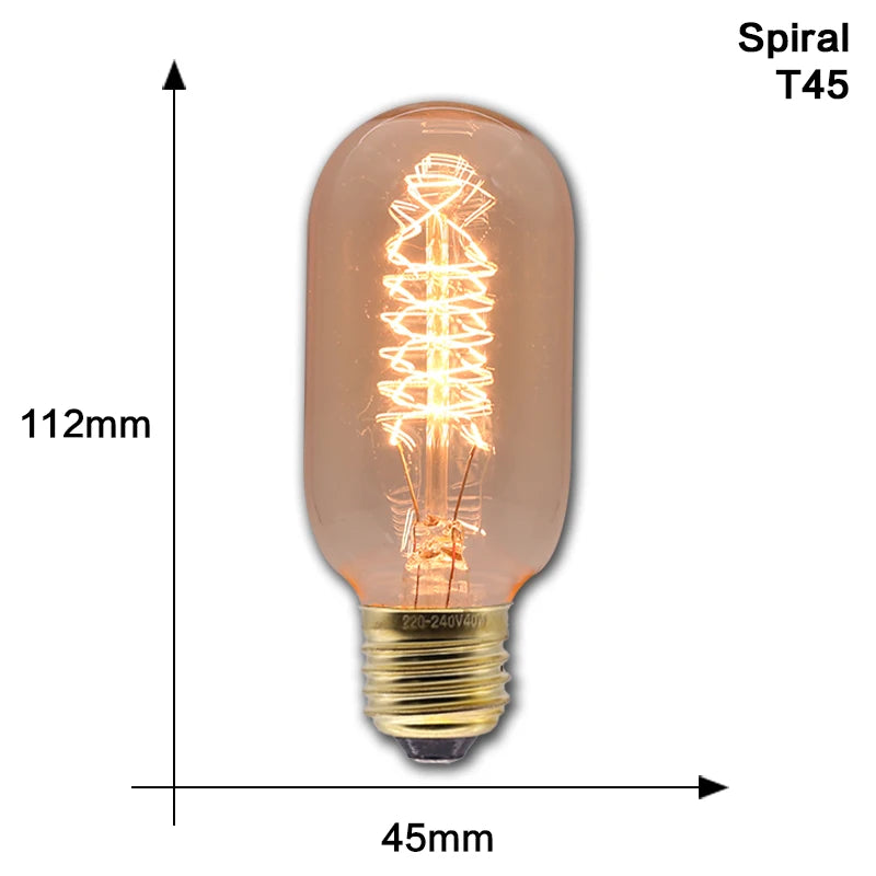 Vintage Edison Bulb - 30,000 Hour Lifespan - E27 Globe LED Bulb