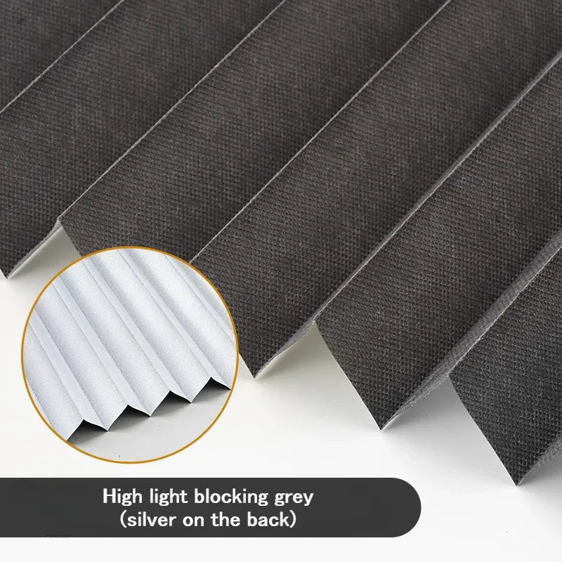 No Drill Pleated Blinds – Self Adhesive Window Shades