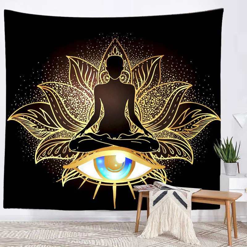 Seven Chakra Mandala Tapestry