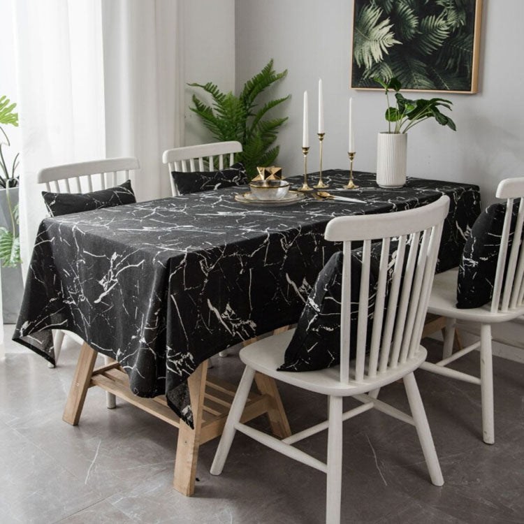 Marble Pattern Minimalist Tablecloth