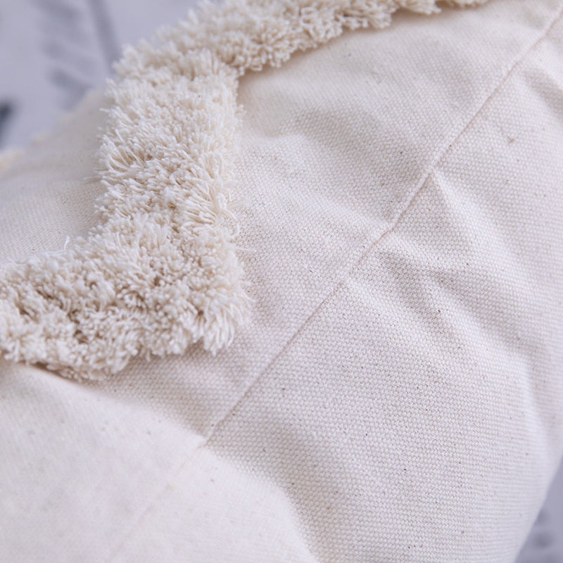 Handmade Tassel Cushion Cover