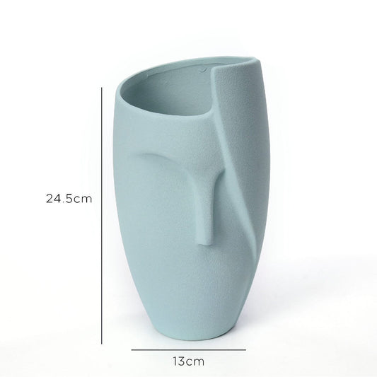 Ceramic Face Planter, Unique Design Face Planter