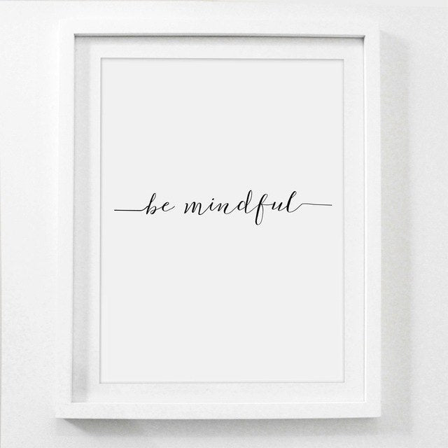 Yoga Spiritual Canvas Painting Art Poster Wall